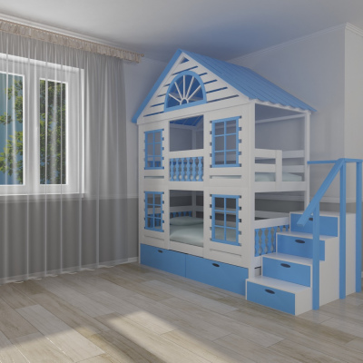 Кровать-домик Камелия Комфорт (Зол.10)